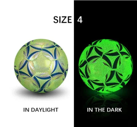 Luminate Glowing Soccer Training Ball – Night Practice Football. - Fit Plus Now