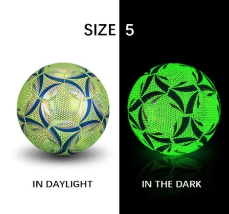 Luminate Glowing Soccer Training Ball – Night Practice Football. - Fit Plus Now