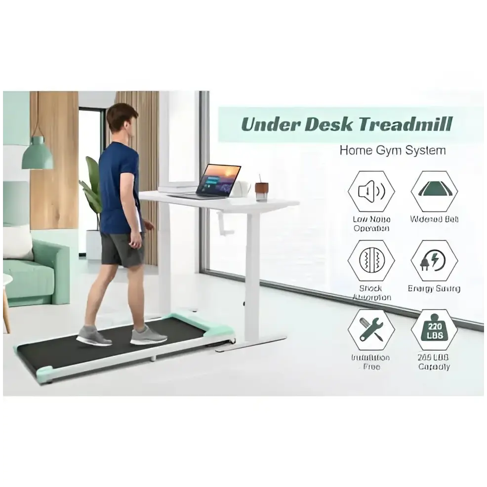 2-in-1 Under Desk Treadmill - 2.5HP Walking Pad - Fit Plus Now