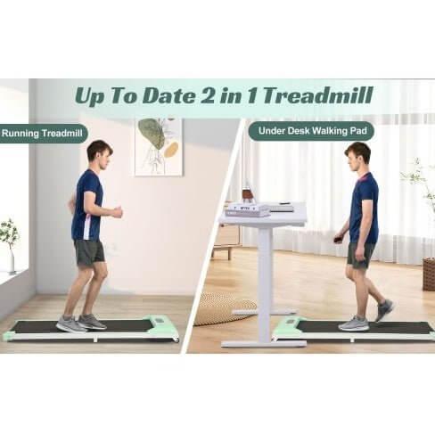 2-in-1 Under Desk Treadmill - 2.5HP Walking Pad - Fit Plus Now