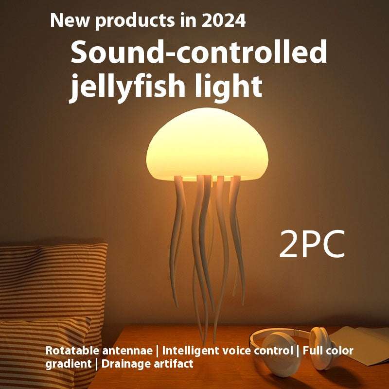 Jellyfish Lamp – LED Mood Light for Relaxation & Sleep. Fitplusnow