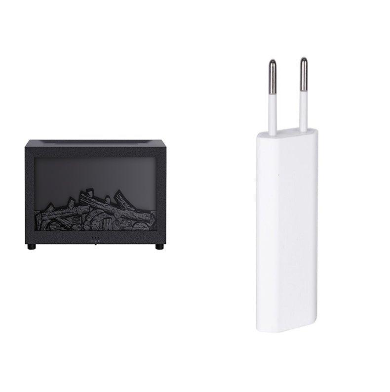 3D Flame Essential Oil Diffuser & Humidifier | Aromatherapy Mist with Fireplace Effect - Fit Plus Now