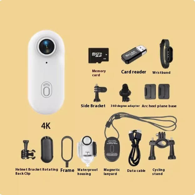 4K Mini Action Camera for Helmet, Bike & Body β Outdoor Sports Cam - Fit Plus Now
