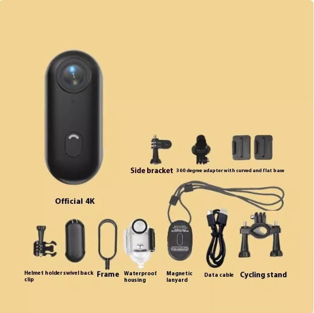 4K Mini Action Camera for Helmet, Bike & Body β Outdoor Sports Cam - Fit Plus Now