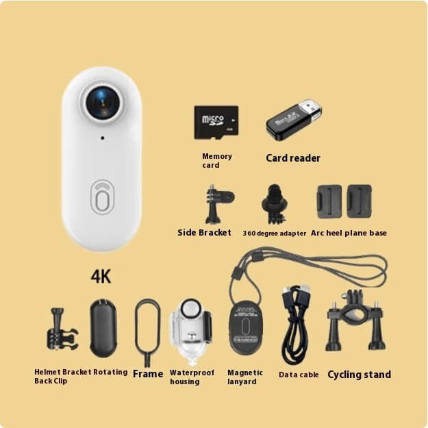4K Mini Action Camera for Helmet, Bike & Body β Outdoor Sports Cam - Fit Plus Now