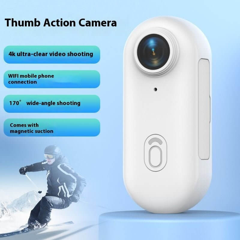 4K Mini Action Camera for Helmet, Bike & Body β Outdoor Sports Cam - Fit Plus Now