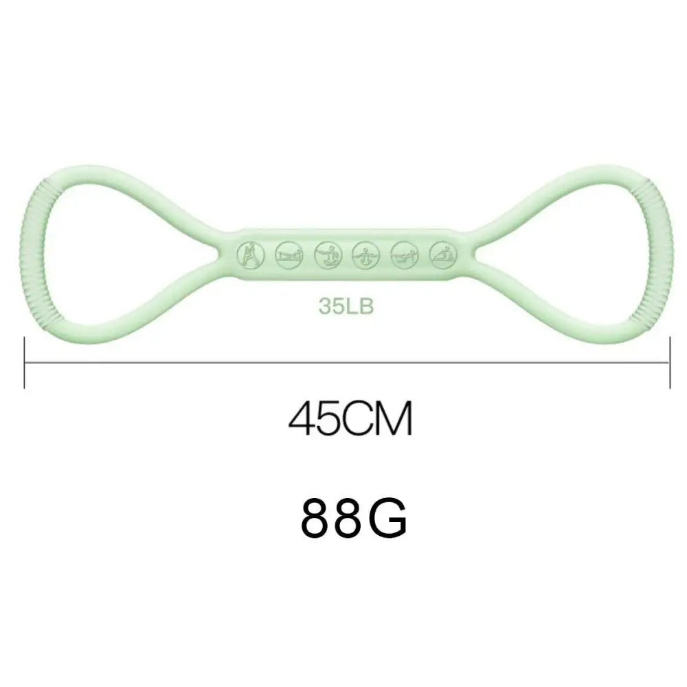 8-Shape Resistance Bands – Set of 3 for Yoga, Home Workouts, Legs & Glutes Training. - Fit Plus Now