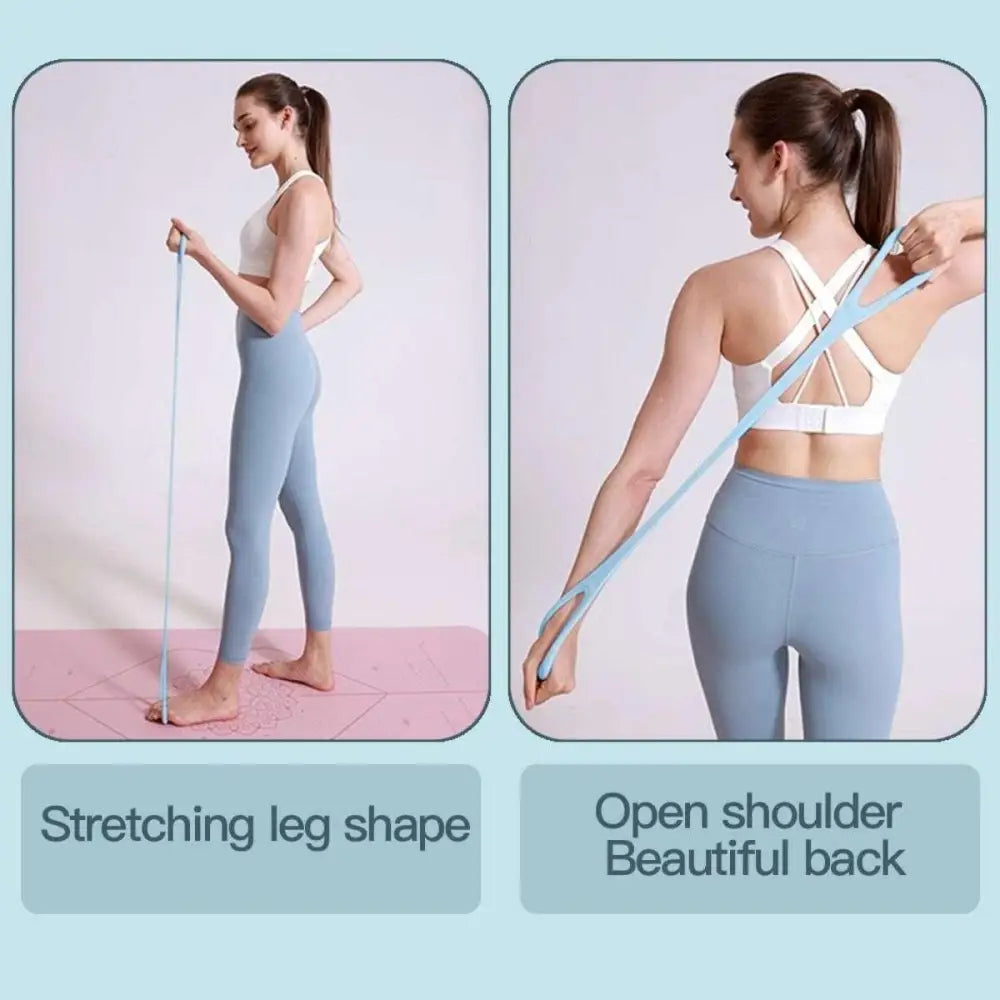 8-Shape Resistance Bands – Set of 3 for Yoga, Home Workouts, Legs & Glutes Training. - Fit Plus Now