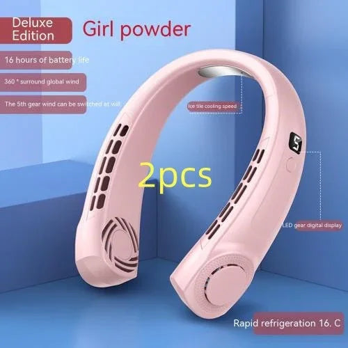 Portable Silent Cooling Neck Fan | Aura Series - Fit Plus Now