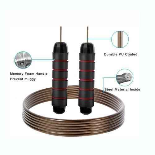 Adjustable Jump Rope for Fitness & Cardio – Tangle-Free & Durable.