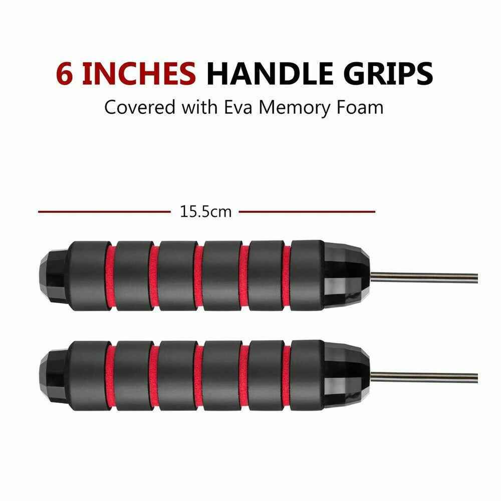 Adjustable Jump Rope for Fitness & Cardio – Tangle-Free & Durable.