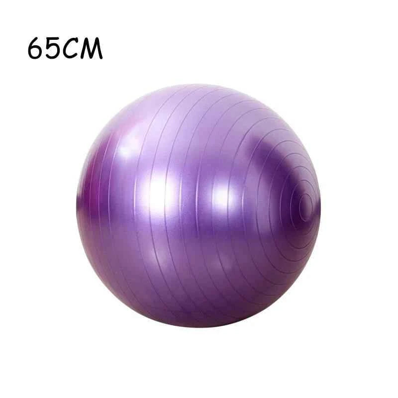 Anti-Burst PVC Yoga Ball for Core Strength & Balance | Home Gym Fitness Stability Ball.