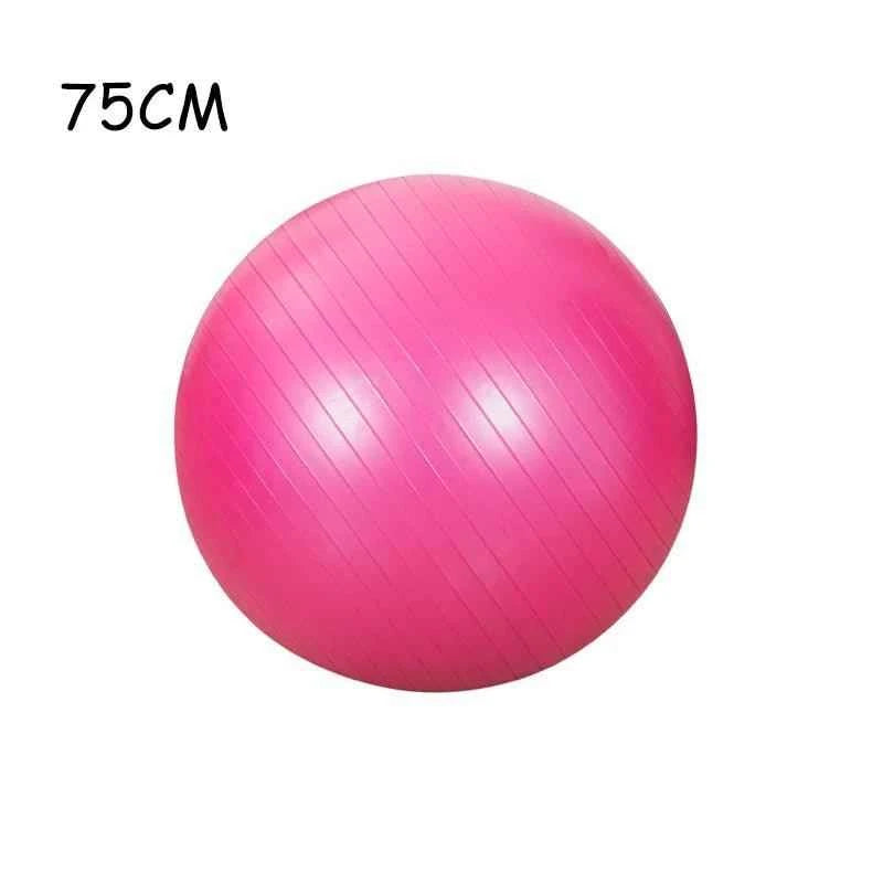 Anti-Burst PVC Yoga Ball for Core Strength & Balance | Home Gym Fitness Stability Ball.
