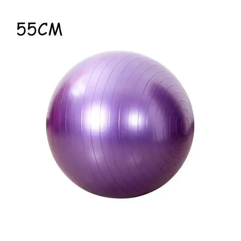 Anti-Burst PVC Yoga Ball for Core Strength & Balance | Home Gym Fitness Stability Ball.