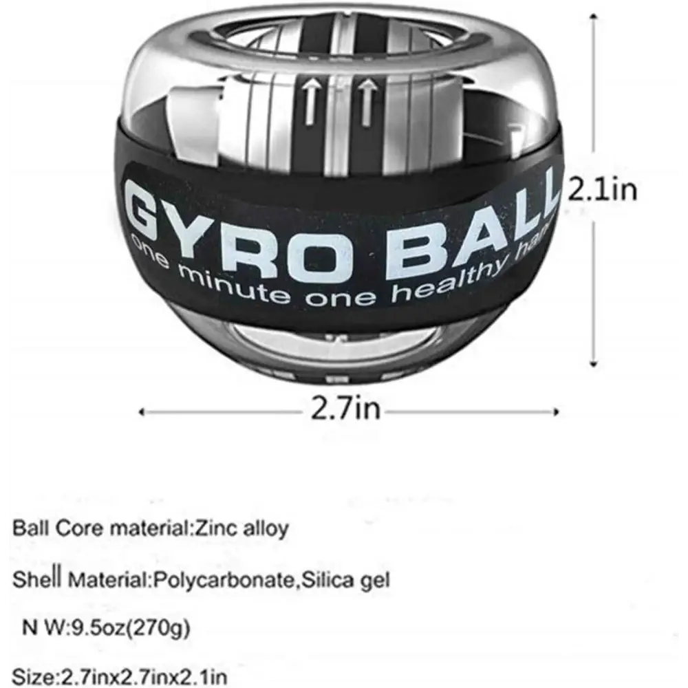 Auto-Start Wrist Trainer Ball – Strengthen Grip, Forearm & Hand with Automatic Motion