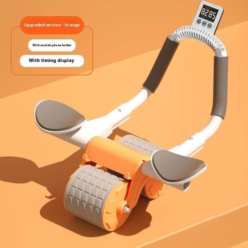 Automatic Ab Wheel Roller - Ultimate Core Strength Trainer for Home Workouts.