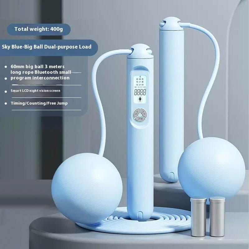 Bluetooth Smart Weight-bearing Cordless Skipping Rope - Fit Plus Now
