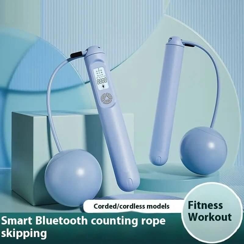 Bluetooth Smart Weight-bearing Cordless Skipping Rope - Fit Plus Now