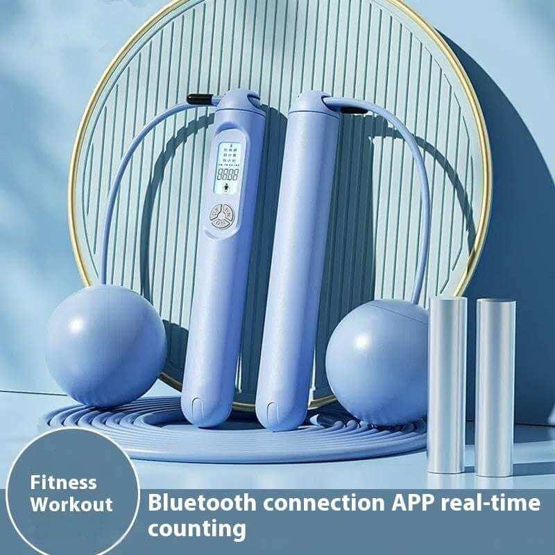 Bluetooth Smart Weight-bearing Cordless Skipping Rope - Fit Plus Now