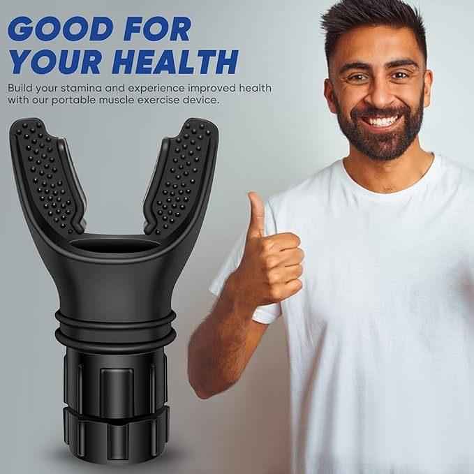 Breathing Trainer Respirator – Lung Exercise Device for Athletes, COPD, and Respiratory Recovery.