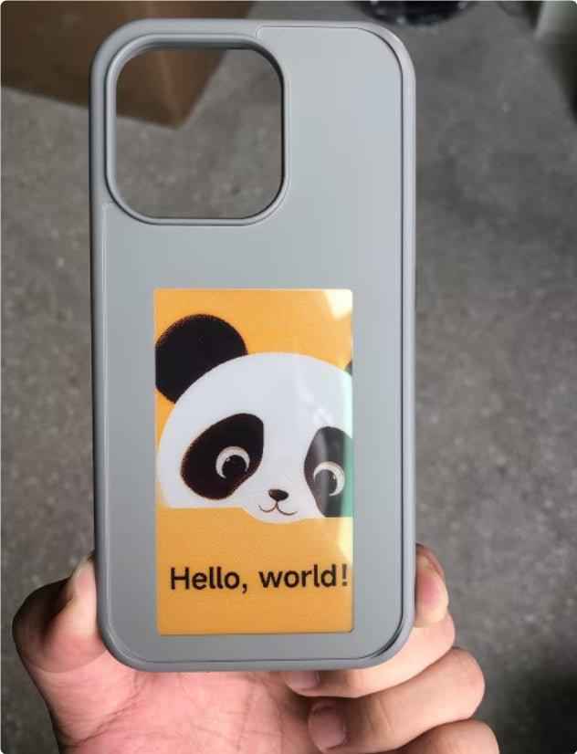 E-Ink Screen Phone Case | Battery-Free Custom Display.