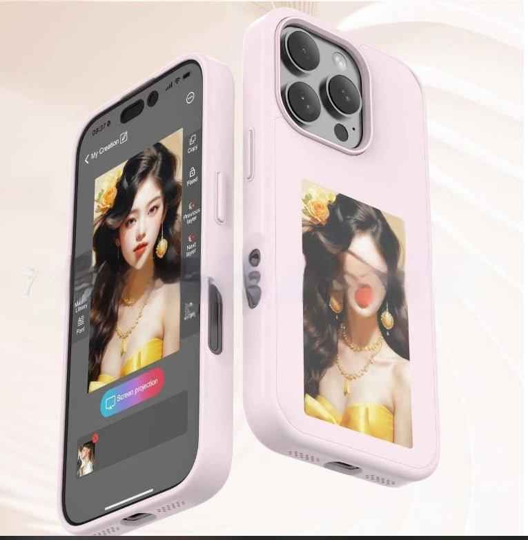 E-Ink Screen Phone Case | Battery-Free Custom Display.