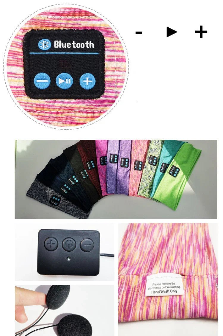 Wireless Bluetooth Headband – Comfort & Connectivity - Fit Plus Now