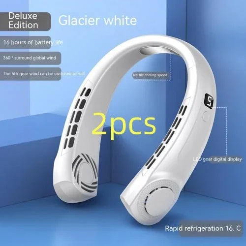 Portable Silent Cooling Neck Fan | Aura Series - Fit Plus Now
