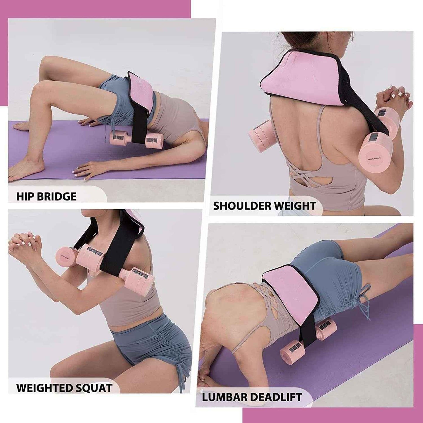 Glute Activation Belt & Hip Thrust Pad – Lift Heavier, Build Bigger, No Pain.