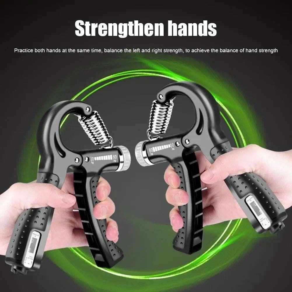 Hand Grip Strength Trainer – Adjustable Resistance for Training & Rehab.