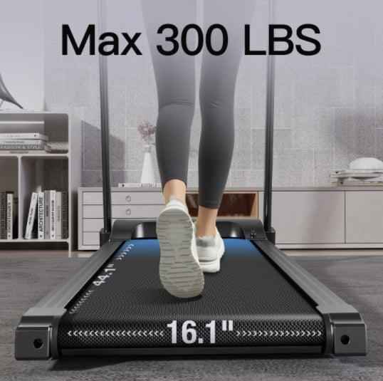 Home Folding Treadmill | 3.0 HP Quiet Motor | 3-Level Incline & Pulse Sensor | 8.7 MPH | 300 lbs Capacity | Compact & Space-Saving.