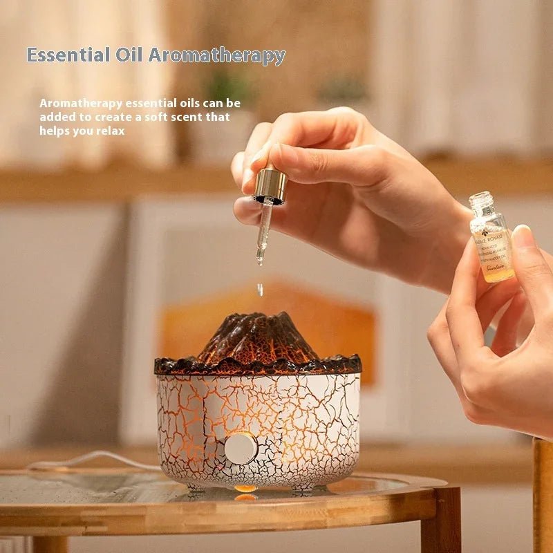 Lava Volcano Aroma Diffuser Smoke Ring Humidifier. - Fit Plus Now
