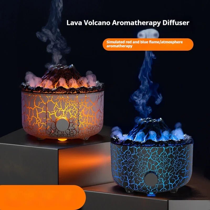 Lava Volcano Aroma Diffuser Smoke Ring Humidifier. - Fit Plus Now