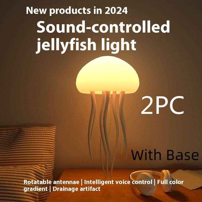 LED Jellyfish Lamp – Hypnotic Mood Light for Stress Relief & Better Sleep.