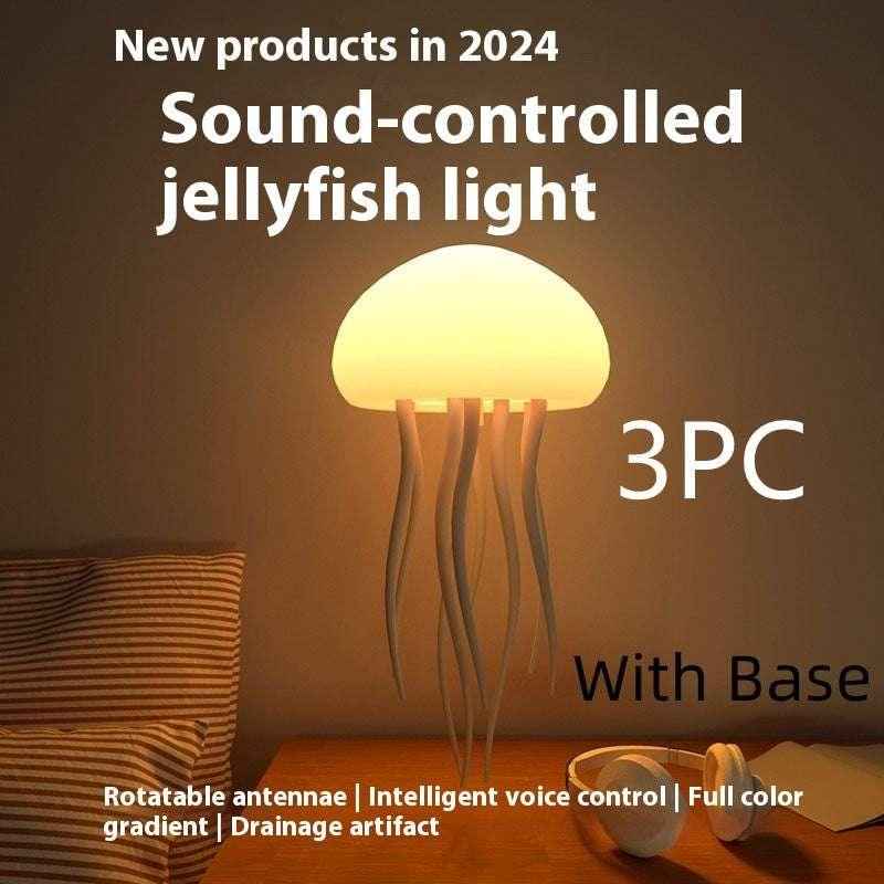 LED Jellyfish Lamp – Hypnotic Mood Light for Stress Relief & Better Sleep.