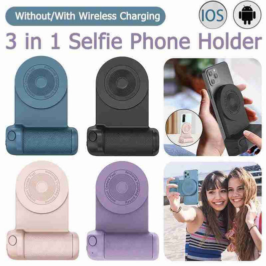 Magnetic Phone Grip & Camera Stabilizer 3-in-1.