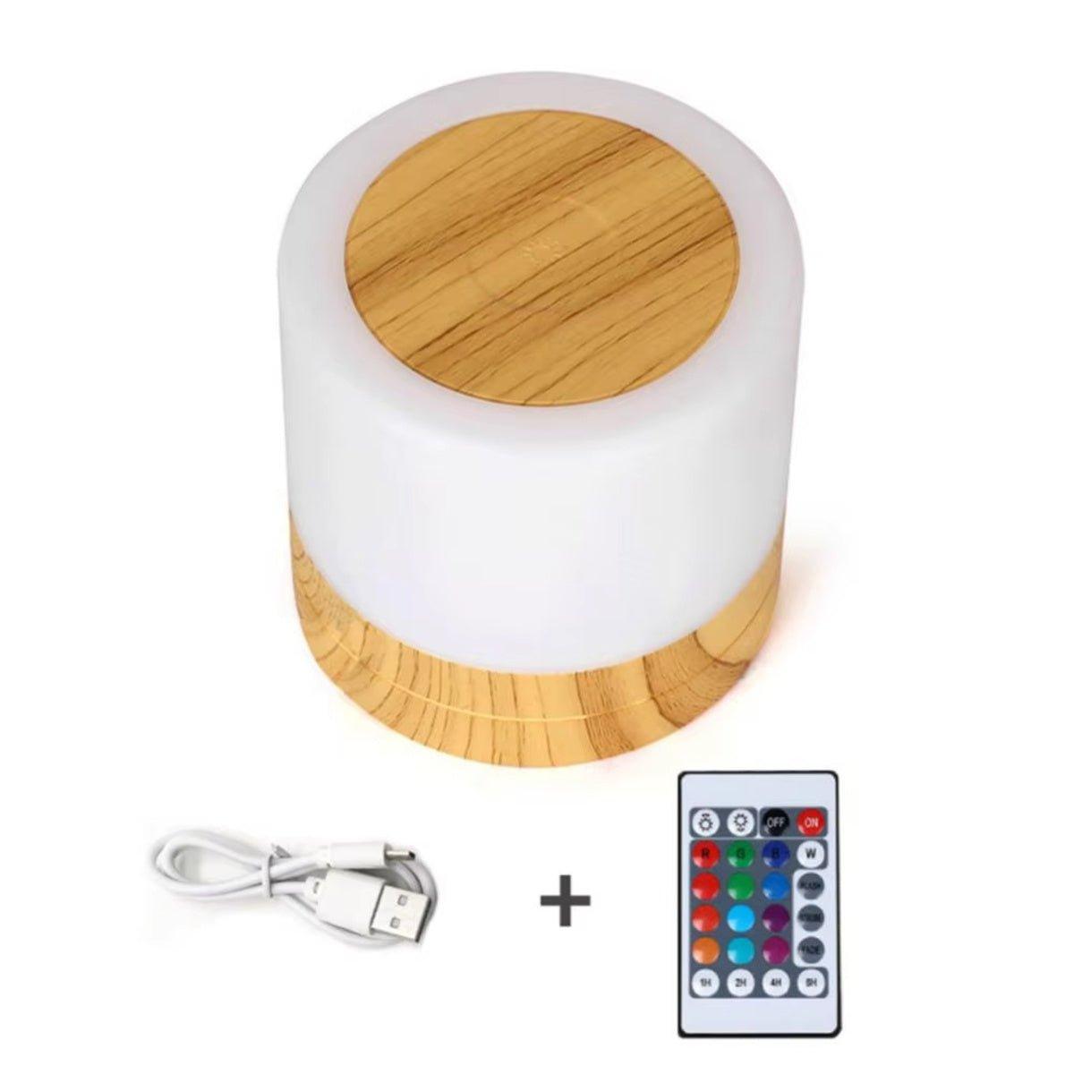 Mini LED Sensor Table Lamp – 1200mAh Rechargeable Night Light for Bedroom & Desk. - Fit Plus Now