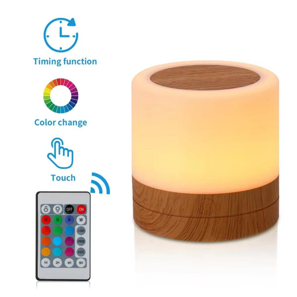 Mini LED Sensor Table Lamp – 1200mAh Rechargeable Night Light for Bedroom & Desk. - Fit Plus Now