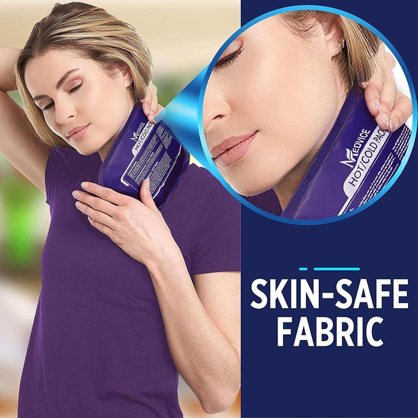 Nylon Strap Ice Pack – Hot & Cold Therapy for Injuries & Pain Relie - Fit Plus Now
