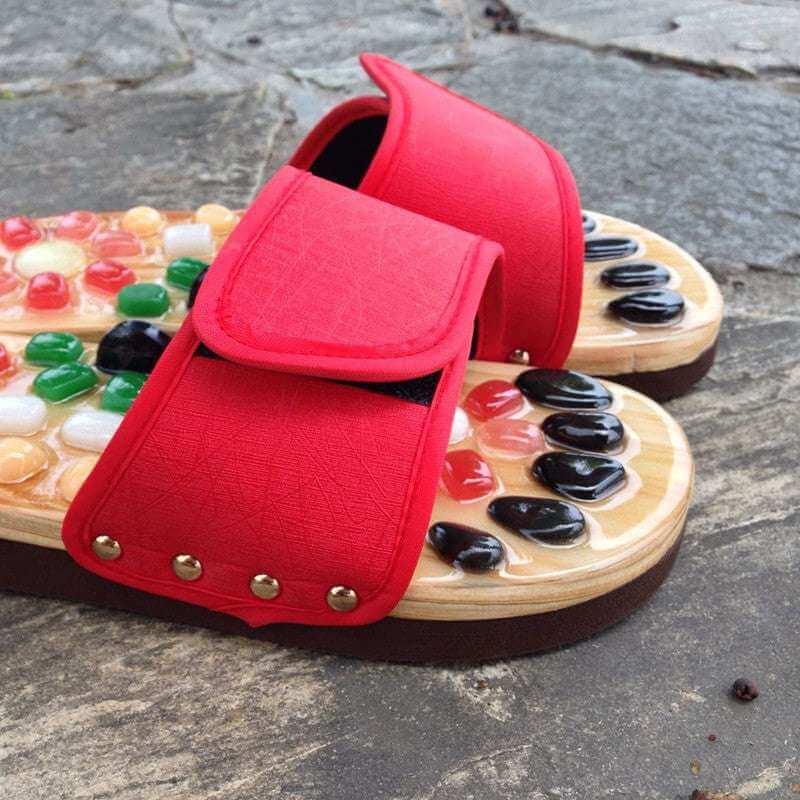 Pebble Reflexology Slippers | Foot Pain Relief. - Fit Plus Now