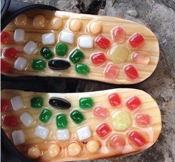 Pebble Reflexology Slippers | Foot Pain Relief. - Fit Plus Now