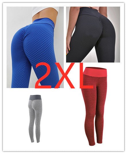 Plaid Leggings Fitness Yoga Pants Women's Seamless High Waist Breathable Gym Leggings - Fit Plus Now