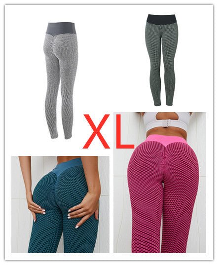 Plaid Leggings Fitness Yoga Pants Women's Seamless High Waist Breathable Gym Leggings - Fit Plus Now
