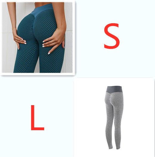 Plaid Leggings Fitness Yoga Pants Women's Seamless High Waist Breathable Gym Leggings - Fit Plus Now