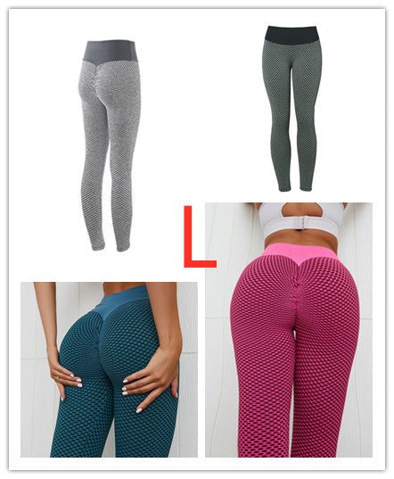 Plaid Leggings Fitness Yoga Pants Women's Seamless High Waist Breathable Gym Leggings - Fit Plus Now