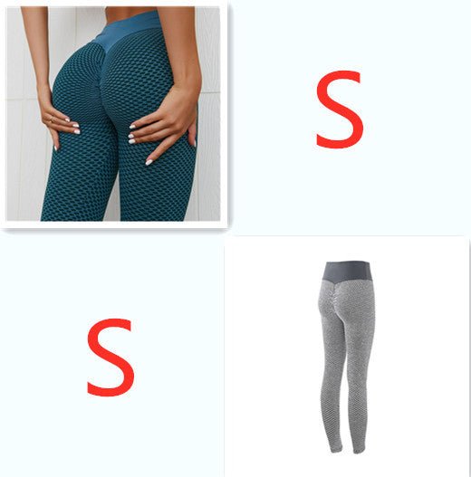 Plaid Leggings Fitness Yoga Pants Women's Seamless High Waist Breathable Gym Leggings - Fit Plus Now