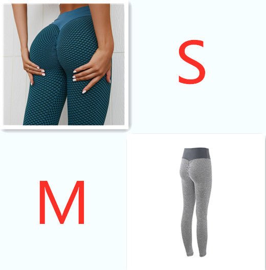 Plaid Leggings Fitness Yoga Pants Women's Seamless High Waist Breathable Gym Leggings - Fit Plus Now