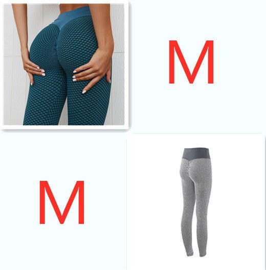 Plaid Leggings Fitness Yoga Pants Women's Seamless High Waist Breathable Gym Leggings - Fit Plus Now