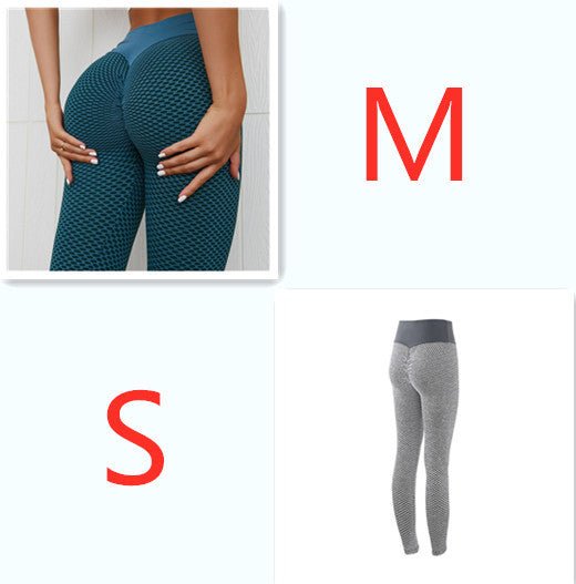 Plaid Leggings Fitness Yoga Pants Women's Seamless High Waist Breathable Gym Leggings - Fit Plus Now
