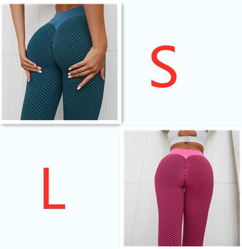 Plaid Leggings Fitness Yoga Pants Women's Seamless High Waist Breathable Gym Leggings - Fit Plus Now